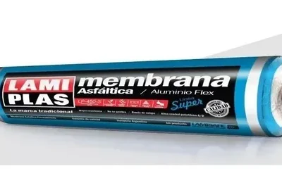 Membrana Asfaltica Lamiplas Con Aluminio No Crack 40 Kg