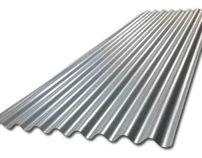 Chapa Acanalada Galvanizada T101 C25  x 1m