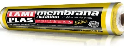Membrana Asfaltica Lamiplas Con Aluminio No Crack 35 Kg