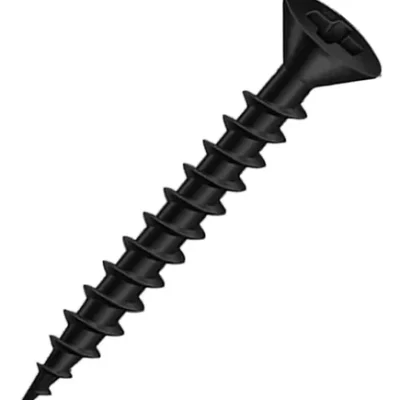 Tornillo negro 10 x 3 3/4 para madera x100u