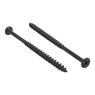 Tornillo negro 10 x 3 para madera x100u.