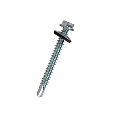 Tornillo chapa 14 x 2 punta mecha x 100 u.